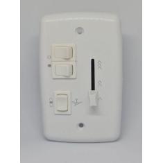 Imagem de Controle Dimmer Ventilador Teto Bivolt 2 Lâmpadas Deslizante - RIMA