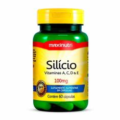 Imagem de Silício Vitaminas ACDE 100mg 60 Capsulas Maxinutri
