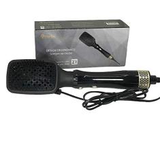 Imagem de Escova Secador De Cabelo Desembaraça E Alisa Com Ar Quente