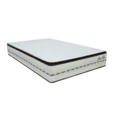 Imagem de Colchão Casal Queen Molas Ensacadas Pillow Top Love Star Gazin 158x198x28cm Branco - Suporta até 100kg por pessoa