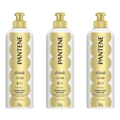 Imagem de Creme Para Pentear Pantene 240g Hidrata - Kit Com 3un