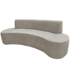 Imagem de Sofá 03 Lugares 180cm Mônaco Poliéster Bege - Nexta Casa