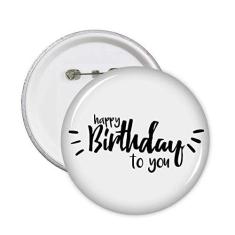 Imagem de Broches estilo frase Happy Birthday to You (Feliz Aniversário para você)