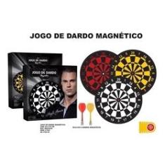 Jogo de Dardos Magnético com Alvo - 6 dardos - 40,5cm - DM Toys