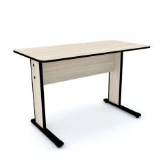 Imagem de Mesa P/ Escritório 121X61 Pandin Maxxi - Nogueira/Preto