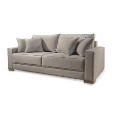 Imagem de Sofá 3 Lugares Fixo Living Hotello Linho Cinza Medio 2m