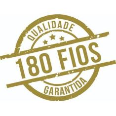 Imagem de Lençol Avulso C/ Elástico Queen Size 100% Algodão Colchão 35cm - Ingri