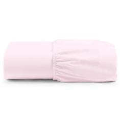 Imagem de Lençol Unique Avulso de Baixo Solteiro com Elástico Micro Percal 400 Fios - Rosa