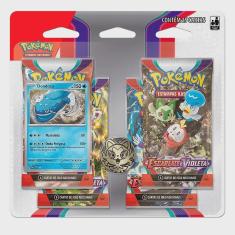 Imagem de Blister Quadruplo Pokémon Escarlate e Violeta Dondozo 32566 - Copag