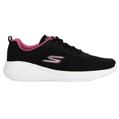Imagem de Tênis Go Run Fast-Glide, Skechers, Feminino, Preto / Rosa Choque, 34