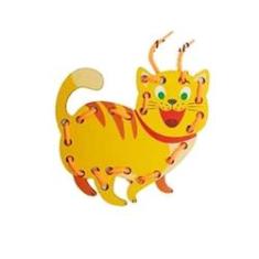 Imagem de Alinhavo Infantil Gato Brinquedo Educativo e Pedagógico