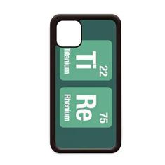 Imagem de Capa para iPhone 12 Pro Max com elemento químico de pneu para Apple Mini Mobile Case Shell