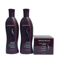 Imagem de Kit Shampoo E Condicionador 300Ml True Hue E Máscara Inner Restore Intensif Senscience 150Ml