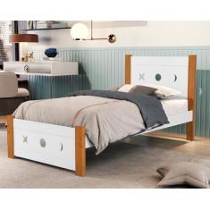 Imagem de Cama De Solteiro Feminina Delicada Astros Estrelas Lua Sol - Bea Bento