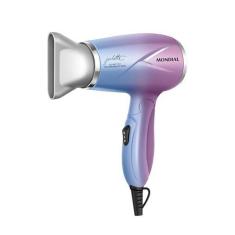 Imagem de Secador de Cabelo By Juliette, Mondial, Azul/Rosa, 1200W, Bivolt - SCT-JU-03