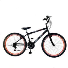 Imagem de Bicicleta Aro 26 Masculina Com Marcha Freios V Brake Rodas Alumínio Ae