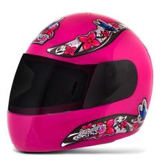 Imagem de Capacete Fechado Pro Tork Liberty Four For Girls Branco Vis. Fumê, ROS