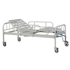 Imagem de Cama Hospitalar Dx Com 2 Manivelas E Grade De Proteção - Supermedy