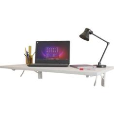 Imagem de Mesa De Parede Multiuso Dobrável Home Office Branca