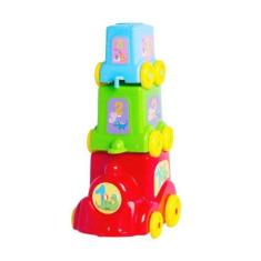 Imagem de Brinquedo Infantil Educativo Trenzinho De Encaixar Baby Super Toys - 2