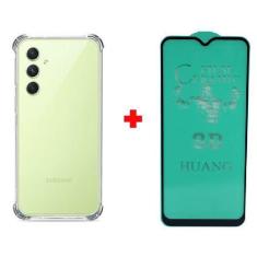 Imagem de Kit Capa Anti Impacto + Pelicula Ceramica Para Galaxy A24 - Mustang