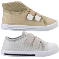 Imagem de Kit Tênis Menino Confortável Coturno Casual Estiloso Leve-Masculino