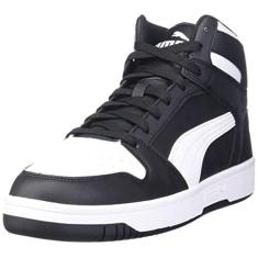 Imagem de PUMA Tênis masculino Rebound Layup, Preto/branco, 42