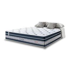 Imagem de Colchão King de Molas Ensacadas Cama Inbox Select Euro Soft 193x203x32 Azul