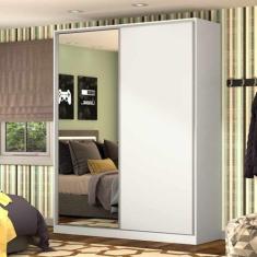 Imagem de Guarda Roupa Solteiro com Espelho 2 Portas 3 Gavetas RC 2003 Linha Rou