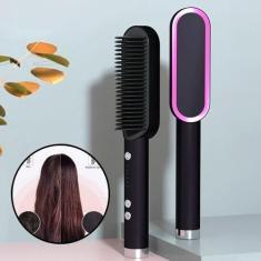 Imagem de Escova 3 Em 1 Secadora Profissional Cabelo Liso 110/220V - Bellator