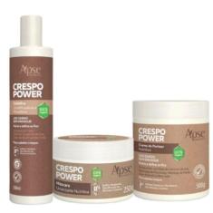 Imagem de Kit Gelatina, Máscara E Creme De Pentear Crespo Apse - Apse Cosmetics