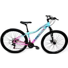 Imagem de Bicicleta Aro 29 Absolute  21V Câmbio Importado  Rosa Com Azul