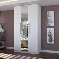 Imagem de Guarda-Roupa Solteiro 3 Portas com Espelho 973E1P Foscarini