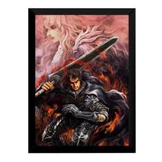 Imagem de Quadro Decorativo Anime Berserk Arte Poster Moldurado