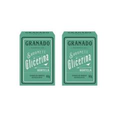 Imagem de Sabonete Granado 90G Glicerina Hortela-Kit C/2Un