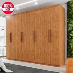 Imagem de Guarda-Roupa Casal 100% Mdf 8 Portas E 4 Gavetas Herrera - Tudo De Móv