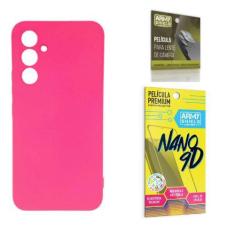 Imagem de Capa Capinha Pink Samsung Galaxy A34 + Película De Cerâmica Nano 9D +