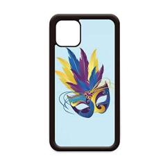 Imagem de Capa Blue Feather Head Happy Carnival of Venice para iPhone 12 Pro Max para Apple Mini Mobile Case