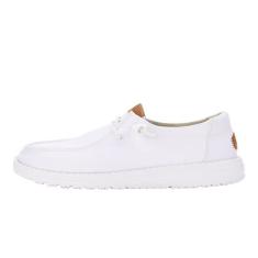 Imagem de Hey Dude Tênis feminino Wendy Canvas, Branco, 7