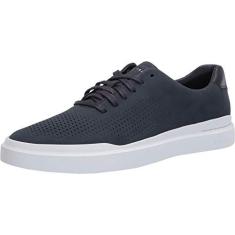 Imagem de Cole Haan Zerogrand Overtake All Terrain Runner Tênis de corrida masculino resistente à água, Nobuck com tinta azul marinho, 42