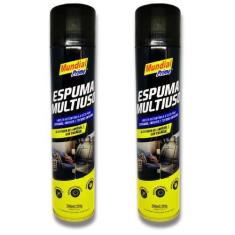 Imagem de Kit 2 Espuma Magica Multiuso Limpa Banco Carro Sofá Tenis Couro Colchã