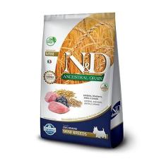 Imagem de Farmina N&D Ancestral para Cães Adultos de Raças Mini e Pequenas Sabor Cordeiro, Blueberry, Aveia e Cevada 2,5Kg