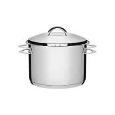 Imagem de Caldeirão Tramontina Solar em Aço Inox Fundo Triplo com Tampa e Alças  24 cm 7,8 L 62505240