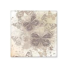 Imagem de Papel de parede elegante, vintage, borboleta, ejo de cerâmica, brilhante, decalque de tijolos esmaltados