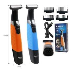 Imagem de Barbeador e Depilador Elétrico Recarregavel Resistente a Agua Kemei KM