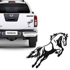Imagem de Adesivo Cavalo Saltando Hipismo Carro Caminhonete Decorativo