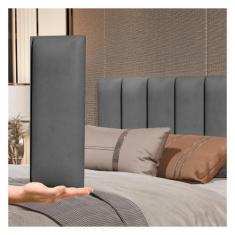 Imagem de Painel Cabeceira Modular Cama Solteiro Box Modulos De Parede 20X60 - M