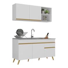 Imagem de Armário de Cozinha Compacta Veneza Multimóveis Mp2142.156 Branco
