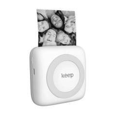 Imagem de Mini Impressora Térmica Bluetooth Sem Fio Keep Multilaser KP001, Branc