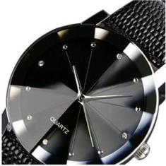 Imagem de Relógio Masculino Prisma Quartzo Diamante Negro